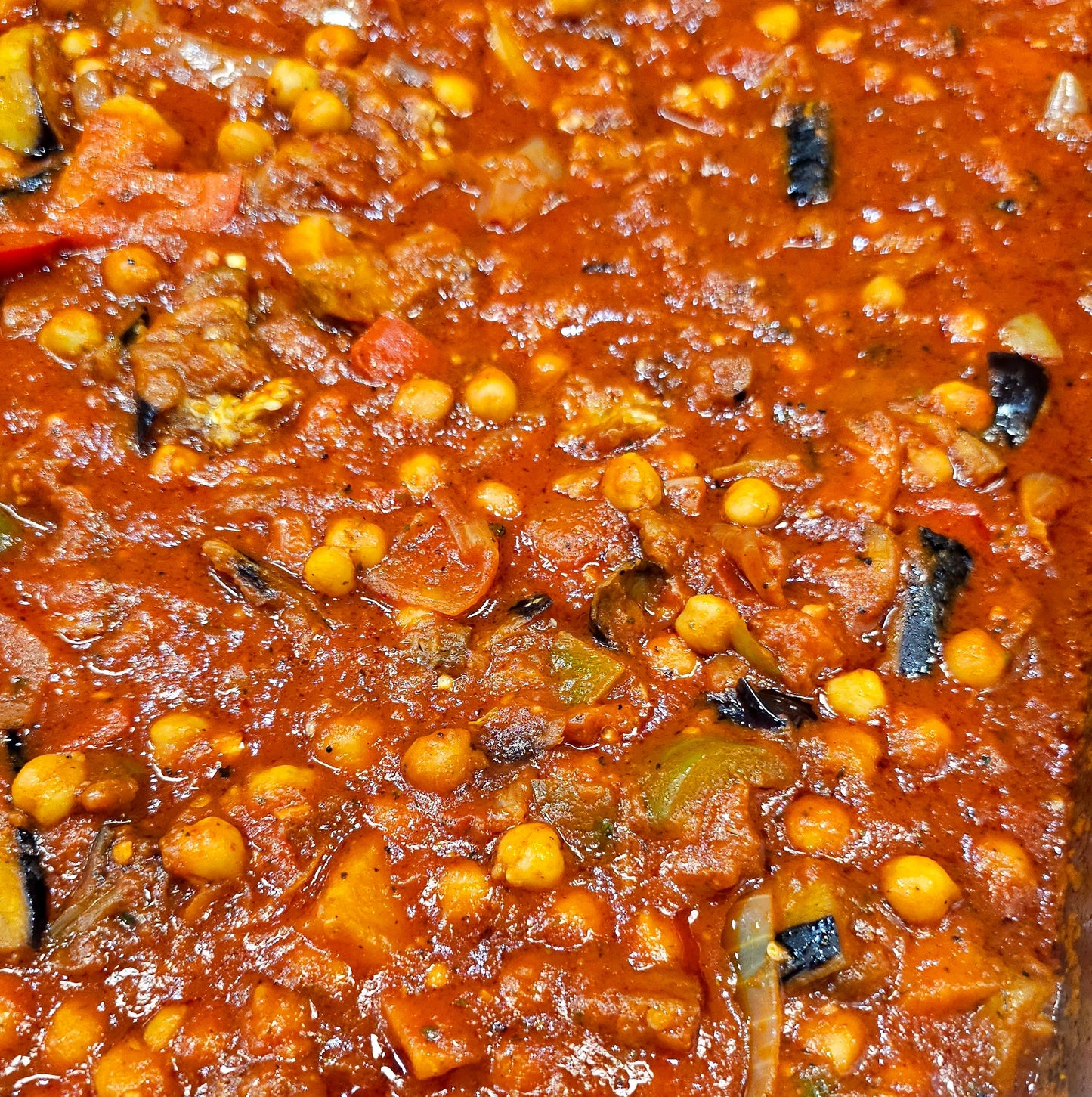 eggplant and chickpea stew