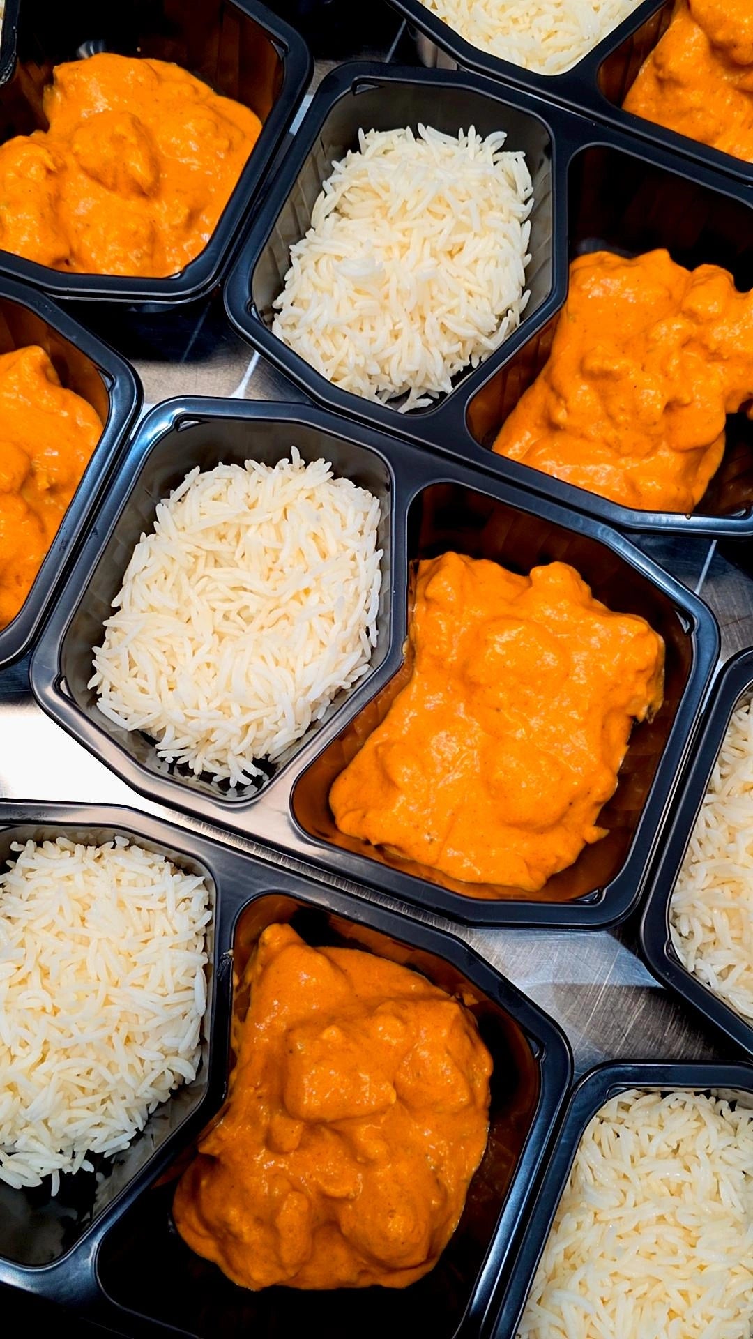 butter chicken with rice