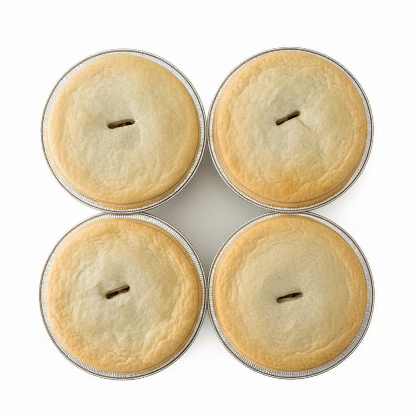 beef meat pies x4