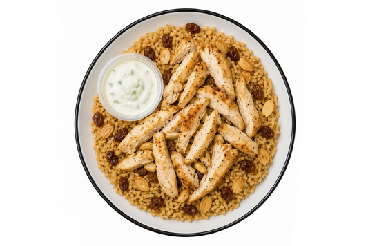 Clean Chicken Mansaf & Dip