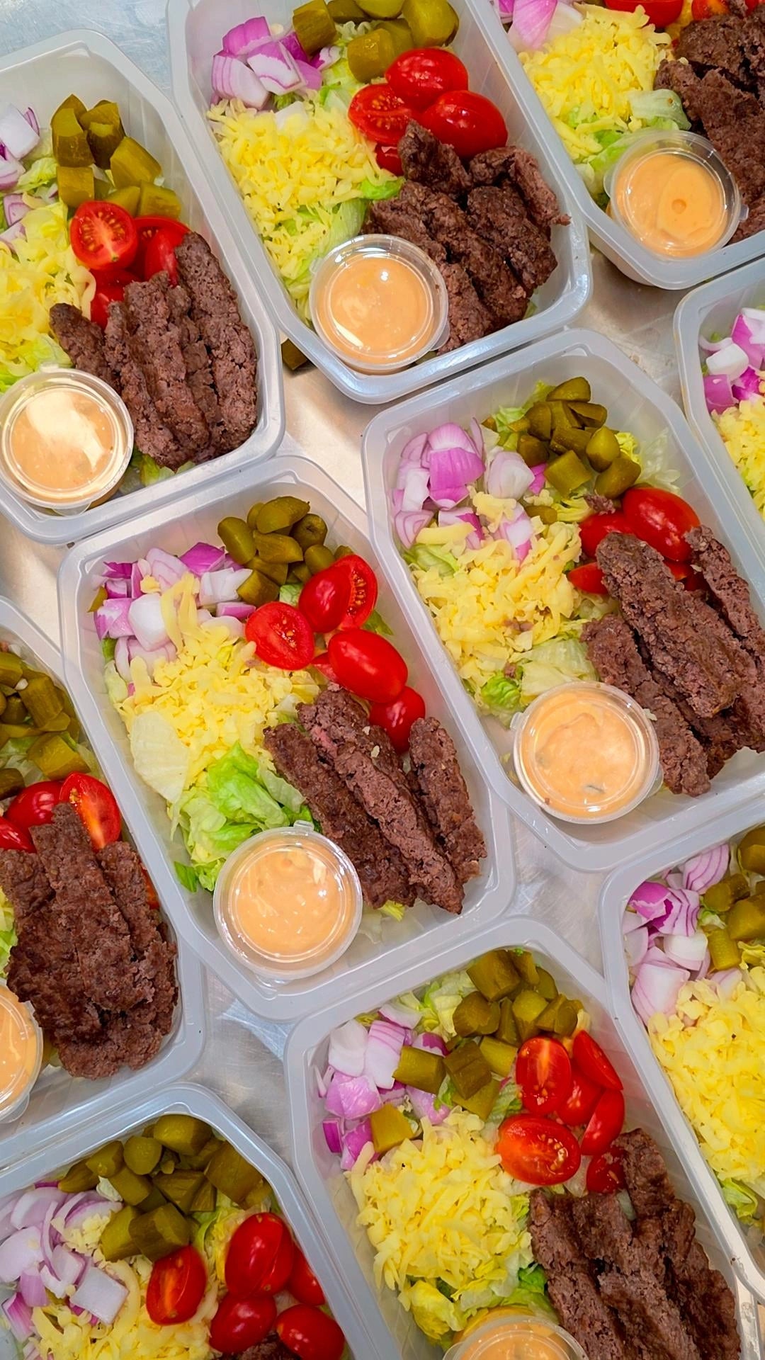big mac bowl salad (keto)