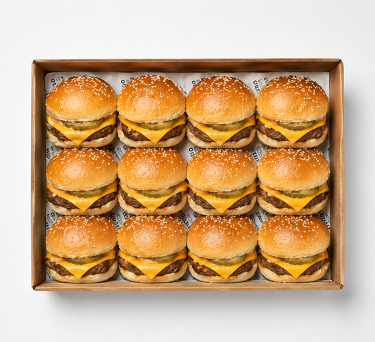 Mini cheeseburgers x12pc