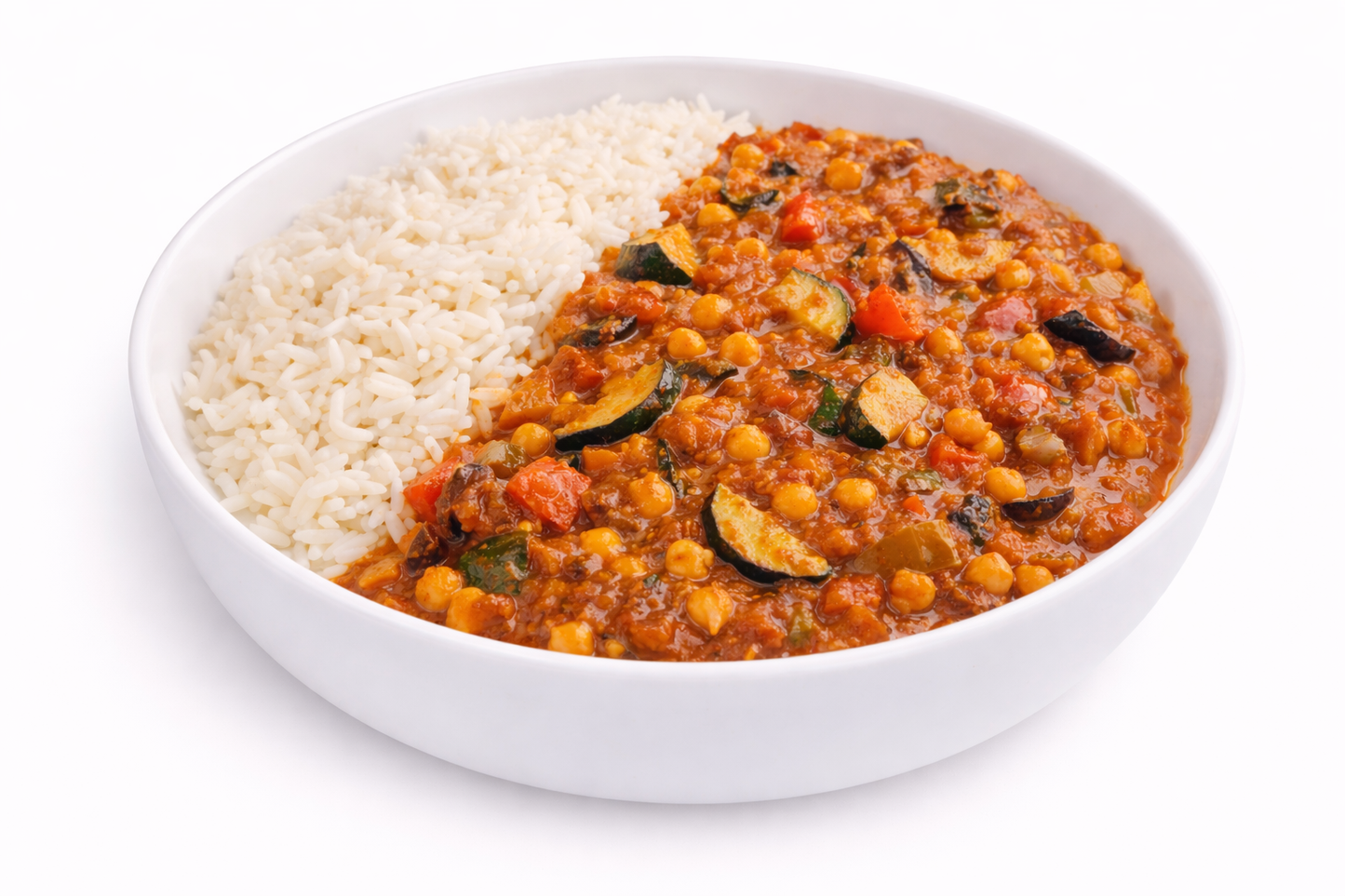 chickpea and eggplant stew (v)